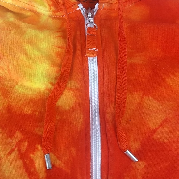 Karen Scott Sport tie dyed ss fz hoodie - Picture 9 of 16